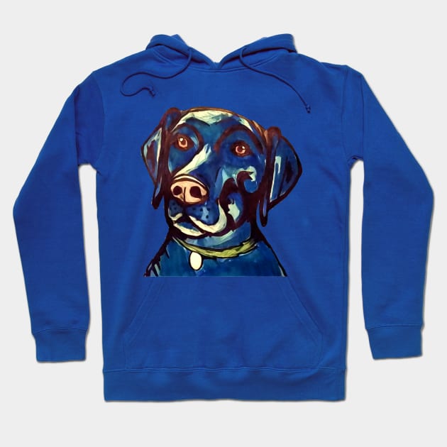 Black Lab Hoodie by Jawesomeberg